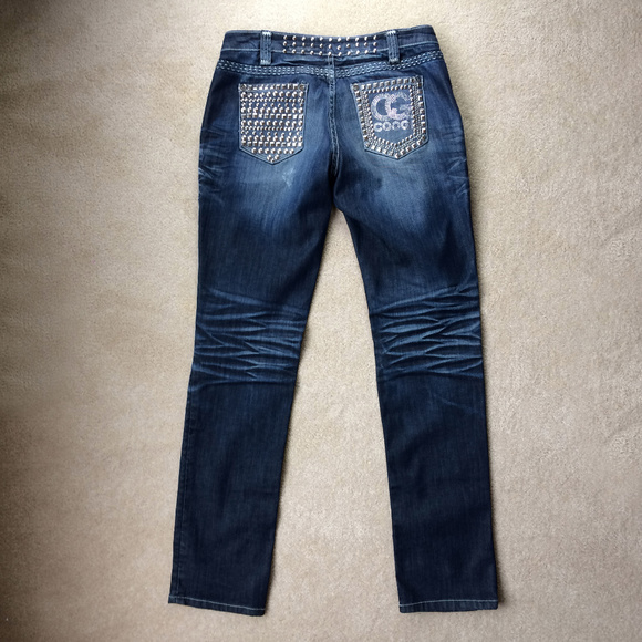 Coogi Jeans Destroyed Embellished Studded 10 - Picture 3 of 6